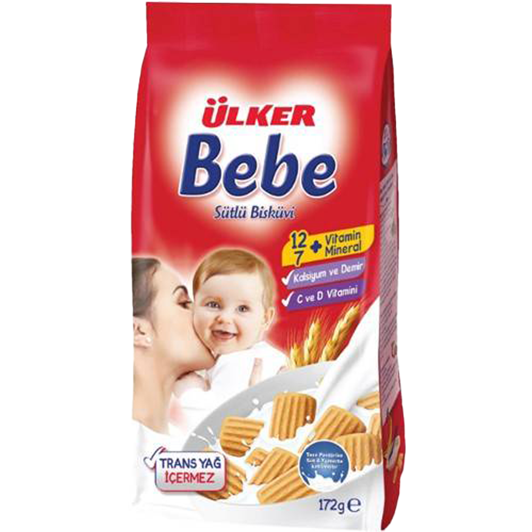 بیسکوئیت اولکر به به 172 گرمی Ulker Bebe